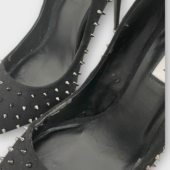 Steve Madden Stiletto Heels Sz 10 Spike Detail Goth Edgy Cocktail Night Out - Picture 5 of 8